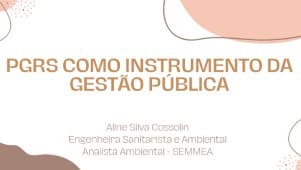PGRS Como Instrumento da Gestão Pública